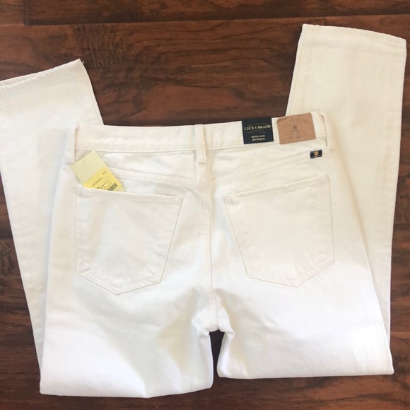 ☀️LUCKY BRAND SIENNA SLIM BOYFRIEND white ☀️ - Picture 7 of 8